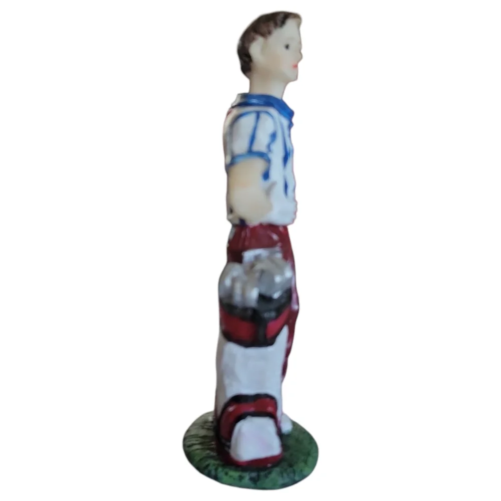 1 Golfer Figurine Statue Posing Clubs Bag K' Collections Cake Topper Collector's